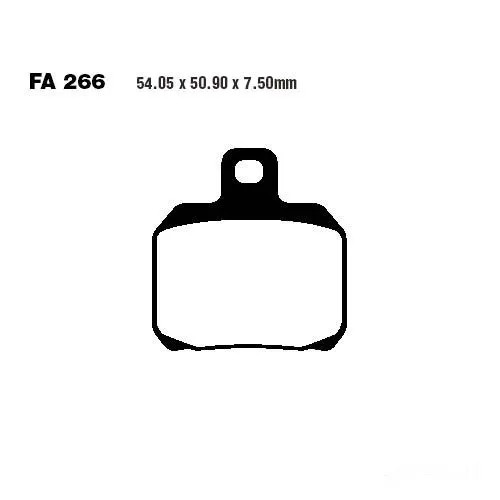 Pastiglia freno ebc sfa266hh - ebc,